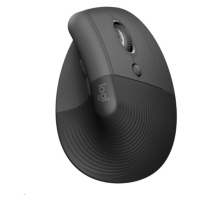 Logitech Lift Vertical Ergonomic Mouse, graphite/black