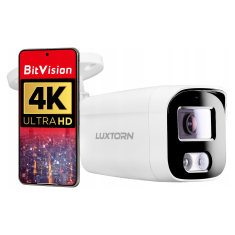 Venkovní Ip PoE kamera 8MPx 4K Uhd, Mikrofon Luxtorn