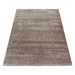 Ayyildiz koberce Kusový koberec Brilliant Shaggy 4200 Taupe - 60x110 cm