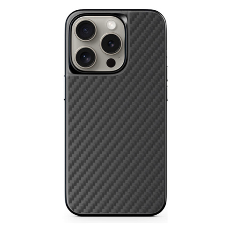 Epico Mag+ Hybrid Carbon Case - MagSafe compatible iPhone 15 - černá Černá