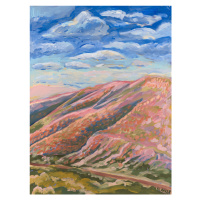 Ilustrace Colorful hills, Eleanor Baker, 30x40 cm