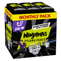 NINJAMAS Kalhotky plenkové Pyjama Pants Kosmické lodě, 54 ks, 8 let, 27kg-43kg