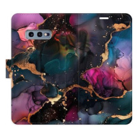 iSaprio Flip pouzdro Dark Marble pro Samsung Galaxy S10e