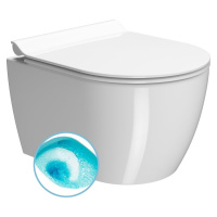 PURA závěsná WC mísa, Swirlflush, 46x36cm, bílá ExtraGlaze 880211
