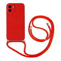 TopQ Kryt Xiaomi Redmi A1 červený se šňůrkou 93550