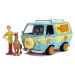 Autíčko Scooby-Doo Mystery Van Jada kovové s otevíracími dveřmi a 2 figurkami délka 16 cm 1:24