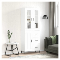 vidaXL Skříň highboard bílá 69,5 x 34 x 180 cm kompozitní dřevo