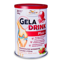 Geladrink Plus+ práškový nápoj jahoda 340g