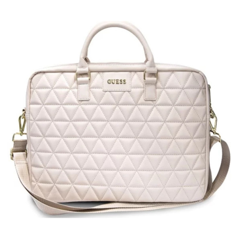 Guess Torba GUCB15QLPK 15" pink Quilted