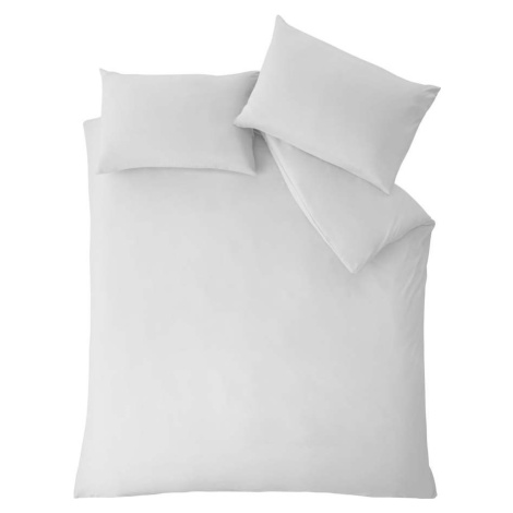 Bílé povlečení na dvoulůžko/prodloužené 230x220 cm So Soft Non-Iron – Catherine Lansfield