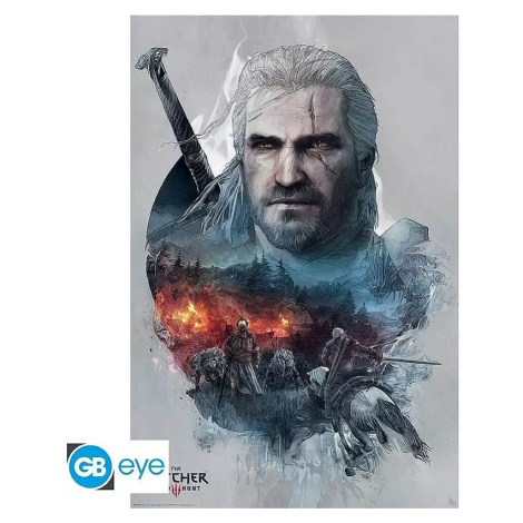 Plakát Zaklínač - Geralt GB Eye