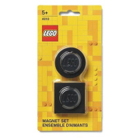 Lego® iconic magnetky, set 2 ks černé