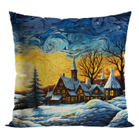 Vánoční polštář WINTER MOOD 40x40 cm  Mybesthome Varianta: Povlak na polštář s antialergickou pr