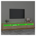 vidaXL TV skříňka s LED osvětlením dub sonoma 240x35x40 cm