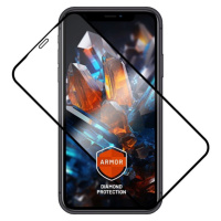 FIXED Armor prémiové tvrzené sklo s aplikátorem Apple iPhone XR/11 černé