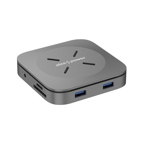 AlzaPower Metal USB-C Dock Cube 7in1 WF vesmírně šedá