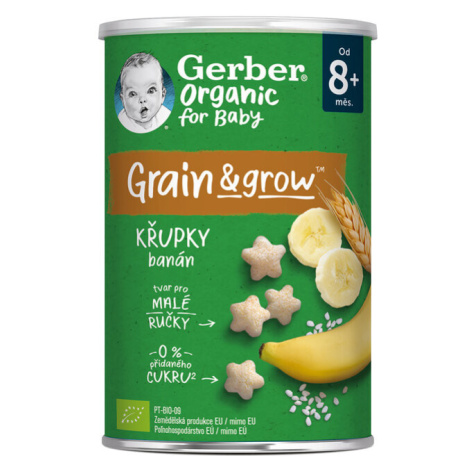 GERBER Organic křupky banánové 35 g