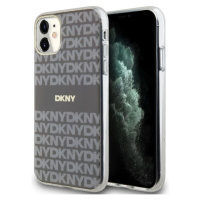 DKNY PC/TPU Repeat Pattern Tonal Stripe Magsafe kryt iPhone 11 béžový