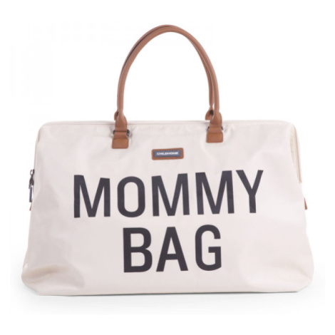 Childhome taška Mommy bag Off white stripes Gold/černá