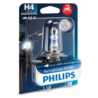 Philips H4 12V 60/55W P43t RacingVision GT200 Moto PH 12342RGTBW