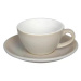 Loveramics Egg - Flat White 150 ml Cup and Saucer - Ivory