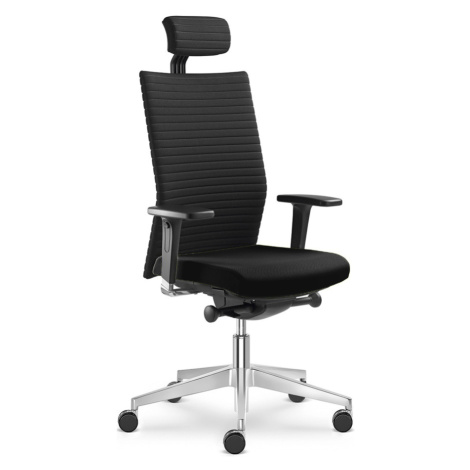 LD SEATING Kancelářská židle ELEMENT 430-SYS, s podhlavníkem, černá skladová