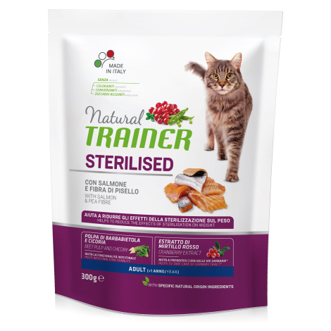 Natural Trainer Cat Sterilised losos 300 g