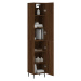 vidaXL Skříň highboard hnědý dub 34,5 x 34 x 180 cm kompozitní dřevo