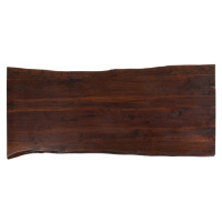 KARE Design Stolová deska Tavola Walnut Baumkante 160x80cm