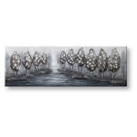 Malovaný obraz na stěnu STROMY 1 dílný CWFTR029 - 150x50 cm