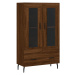 vidaXL Skříň highboard hnědý dub 69,5 x 31 x 115 cm kompozitní dřevo