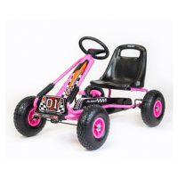 Dětská šlapací motokára Go-kart Baby Mix Razor růžová