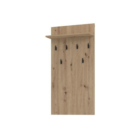 Věšákový panel april - dub, černá