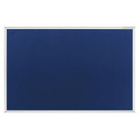 magnetoplan Nástěnka, plsť, modrá, š x v 600 x 450 mm