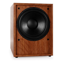 Aktivní subwoofer Auna Linie-300-SW-WN, AUX, ořech