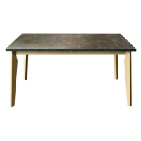 Jídelní stůl Ombo rozkládací 150-190x76,5x80 cm (dub, beton)