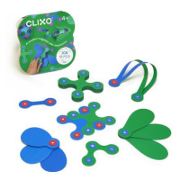 CLIXO Itsy Green & Blue - magnetická stavebnice 18 kusů