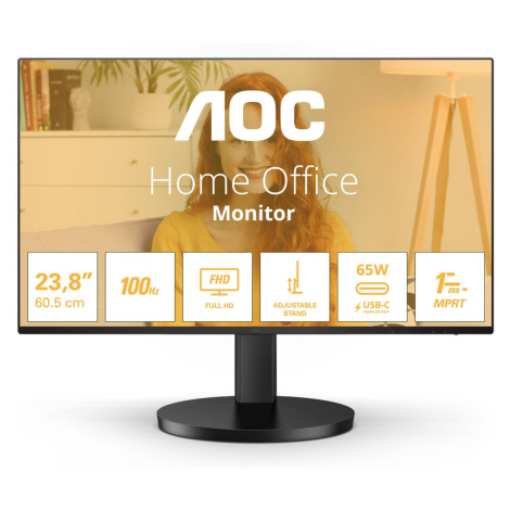 AOC/27B3CF2/27"/IPS/FHD/100Hz/1ms/Black/3R