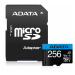 ADATA MicroSDHC karta 256GB UHS-I Class 10, Premier + adaptér