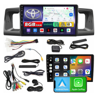 Ncs Autorádio ZQ9 Toyota Corolla E12 2001-2007 Android 8GB Lte