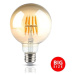 LED Žárovka FILAMENT G95 E27/8W/230V 2200K