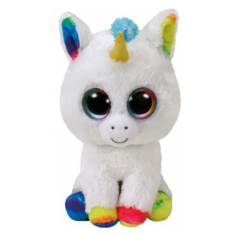 Beanie Boos Pixy bílý jednorožec 15 cm TY