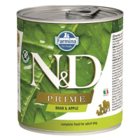 ND Dog konz. Prime 285g hovädzí, jablko