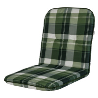 LIVARNO home Potah na židli / křeslo, 100 x 50 x 5 cm (zelená/šedá károvaná)