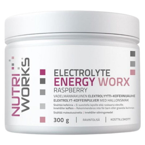 NutriWorks Electrolyte ENERGY Worx 300g - malina