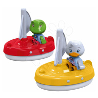 Plachetnice AquaPlay s žabákem Nilsem a s kachničkou Lottou – 2 loďky a 2 figurky (kompatibilní 