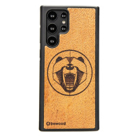 Pouzdro Bewood pro Samsung Galaxy S22 Ultra Medvěd Merbau