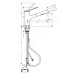 Hansgrohe 74803800 - Dřezová baterie 150, s výsuvnou sprškou, sBox lite, vzhled nerezu