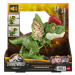 Mattel jurský svět vystřelující dilophosaurus se zvuky, hnt65/hnt66