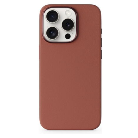 Epico Mag+ Leather Case iPhone 15 Pro - hnědá Hnědá